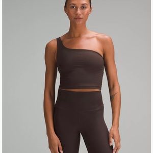 Lululemon ribbed nulu asymmetrical yoga tank
